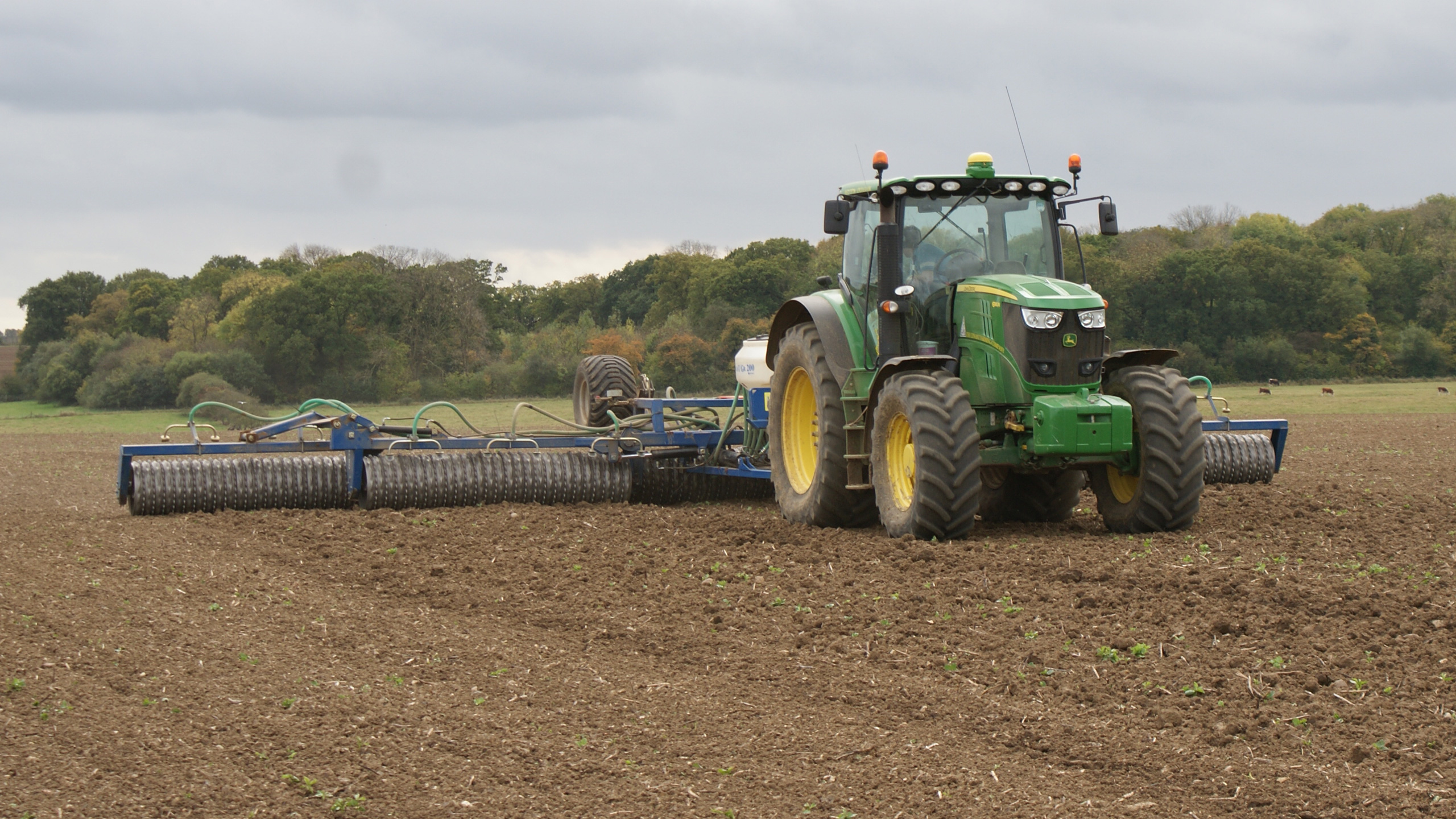 John Deere 6190 Rolling Seed Bed