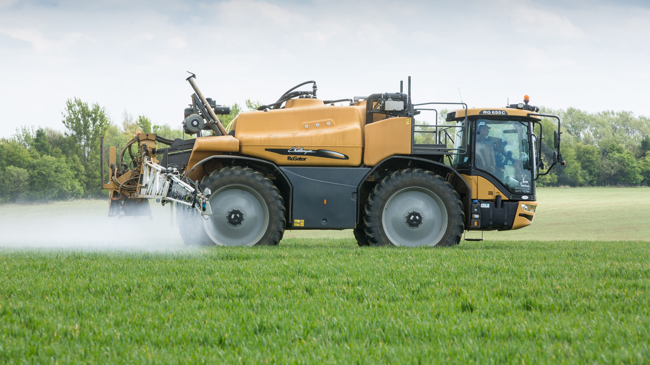 Challenger RoGator Spring Spraying