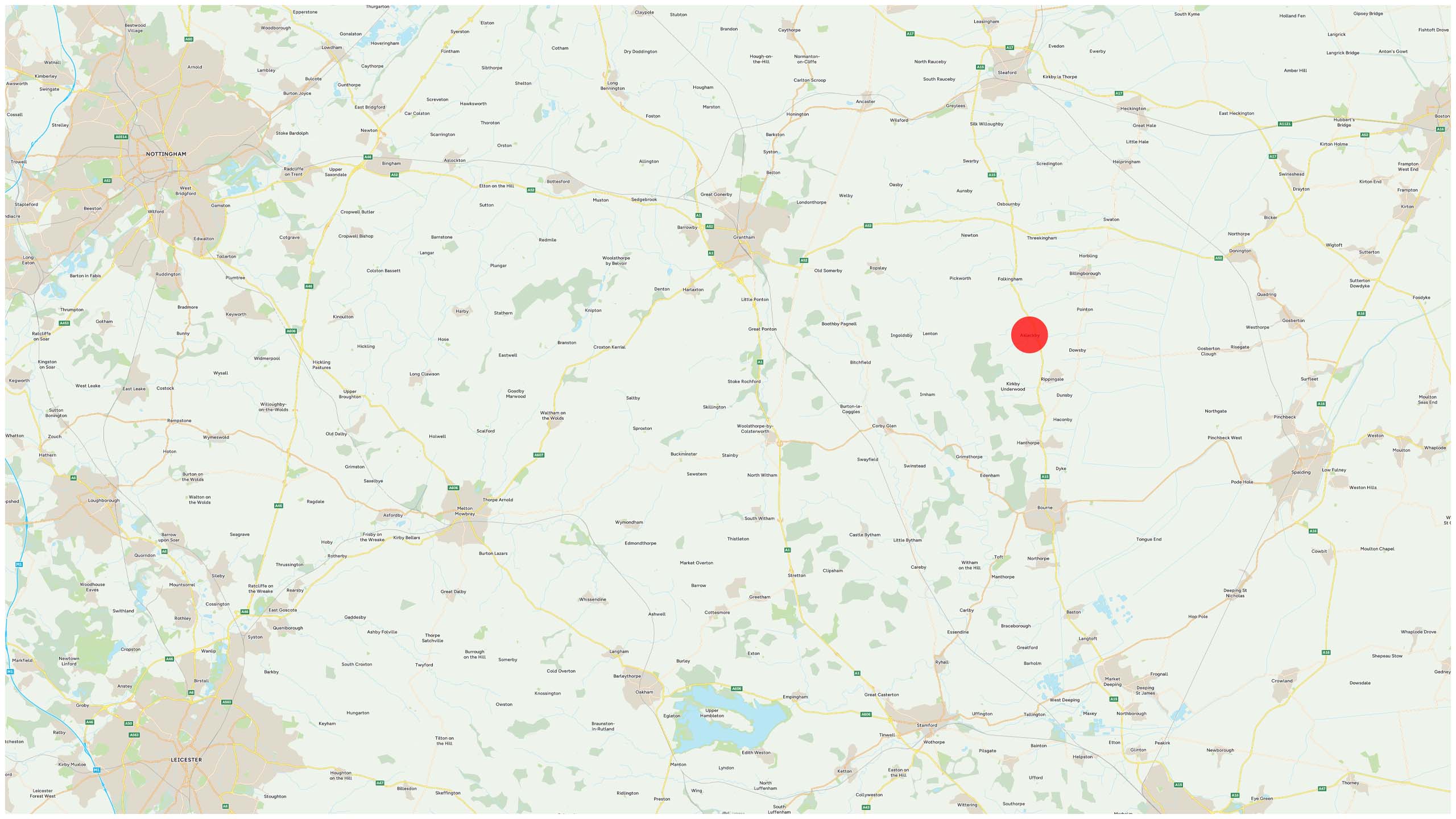 West Laughton Farmhouse OS Area Map